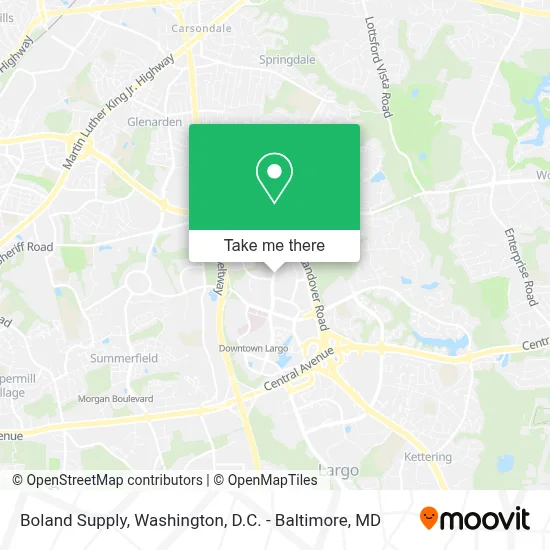 Boland Supply map