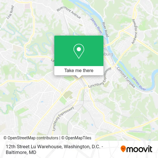 12th Street Lu Warehouse map
