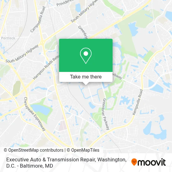 Executive Auto & Transmission Repair map