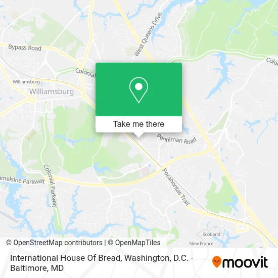 International House Of Bread map