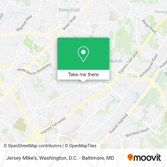 Jersey Mike's map