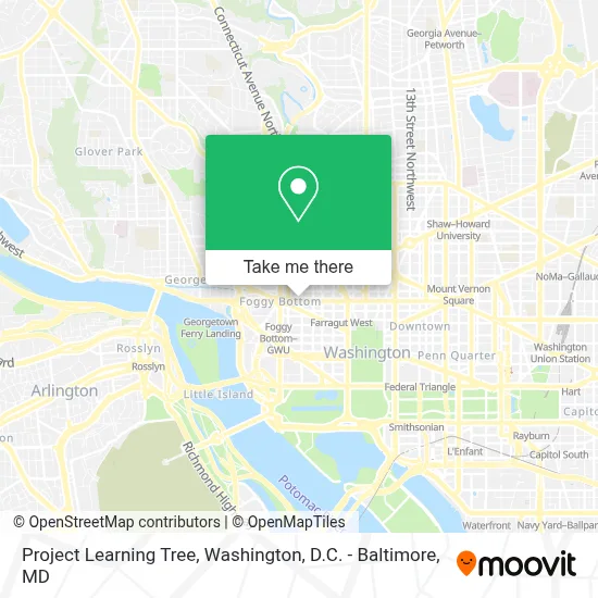 Project Learning Tree map
