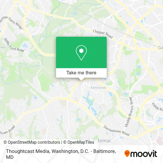 Thoughtcast Media map