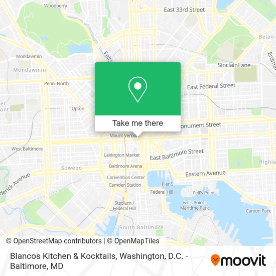 Blancos Kitchen & Kocktails map