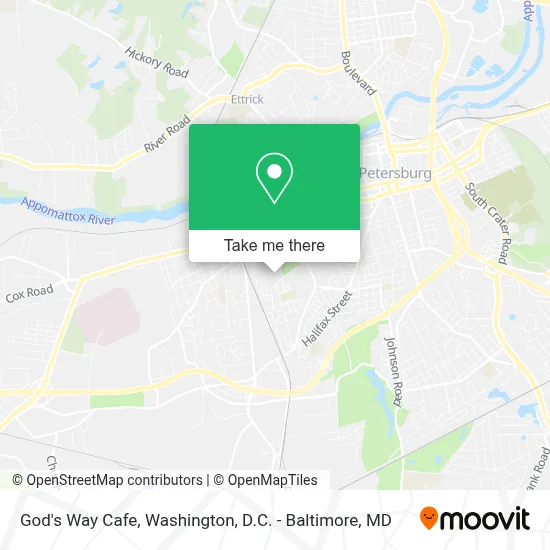 God's Way Cafe map