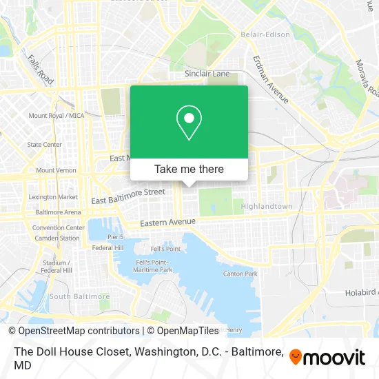The Doll House Closet map