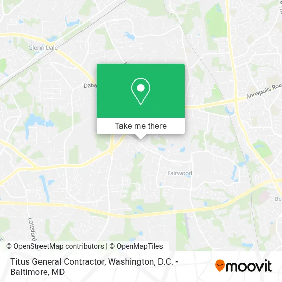 Titus General Contractor map