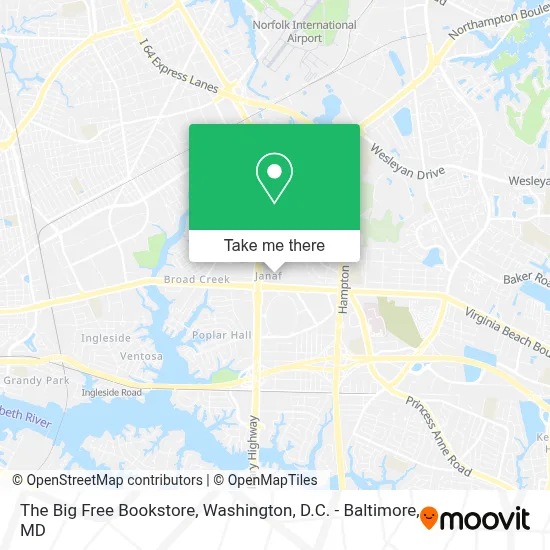 The Big Free Bookstore map