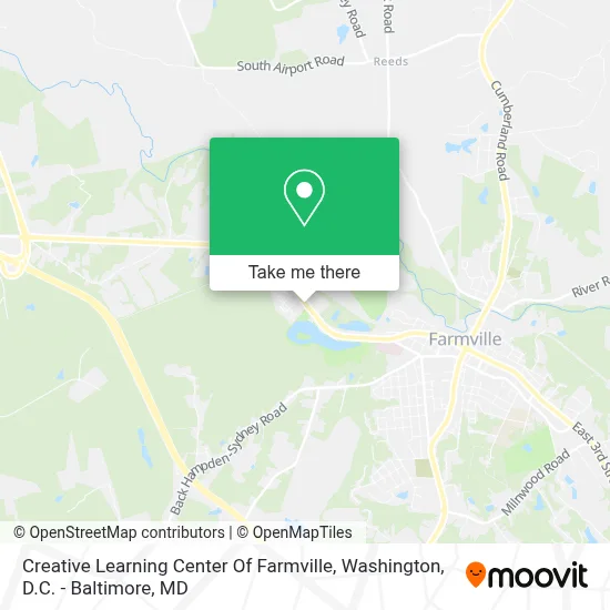 Creative Learning Center Of Farmville map
