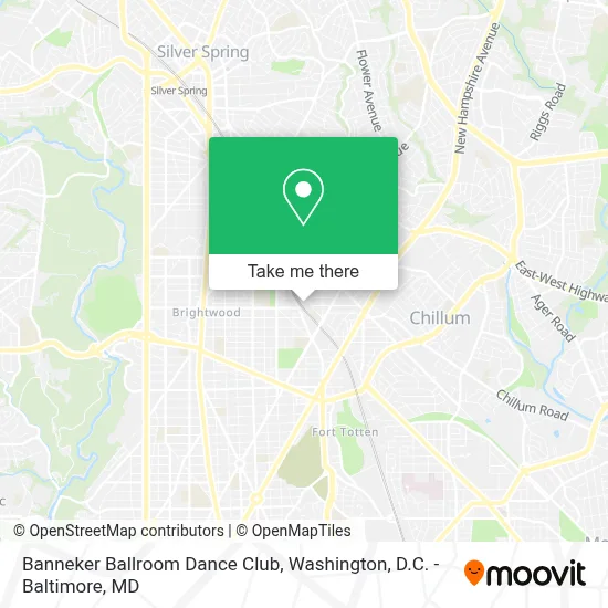 Banneker Ballroom Dance Club map