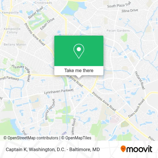 Captain K map