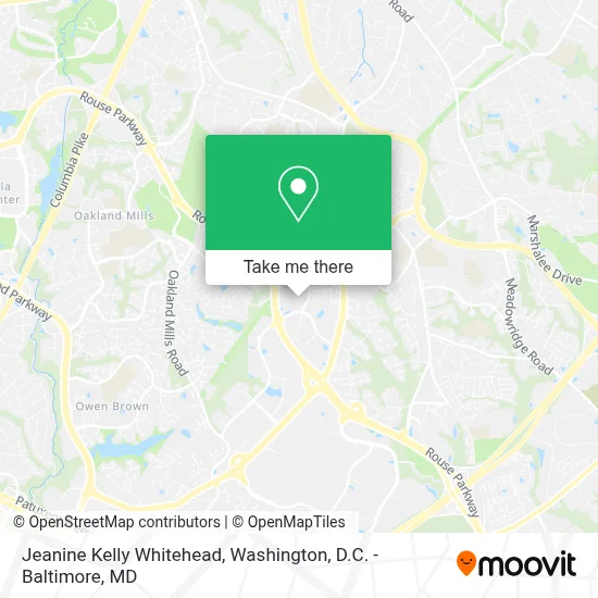 Jeanine Kelly Whitehead map
