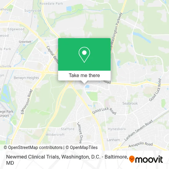 Newmed Clinical Trials map