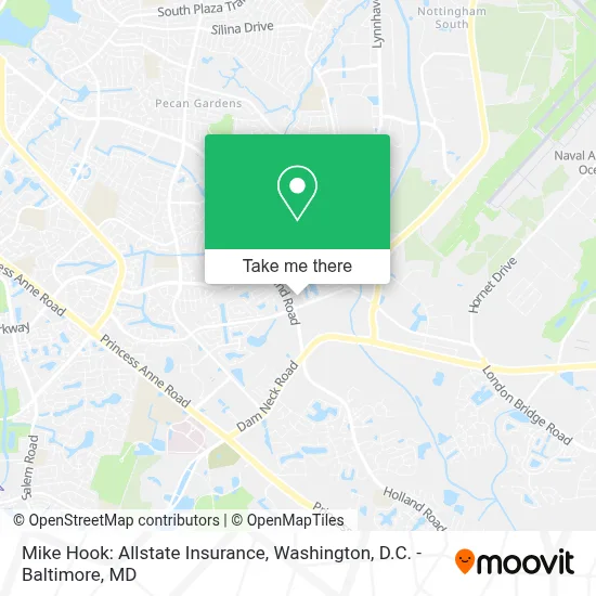 Mike Hook: Allstate Insurance map