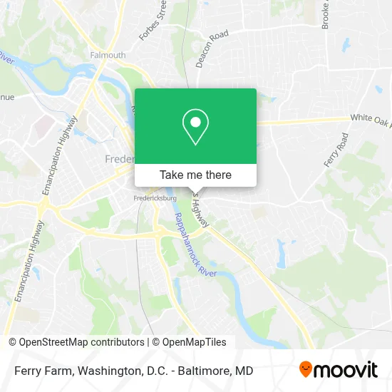 Ferry Farm map