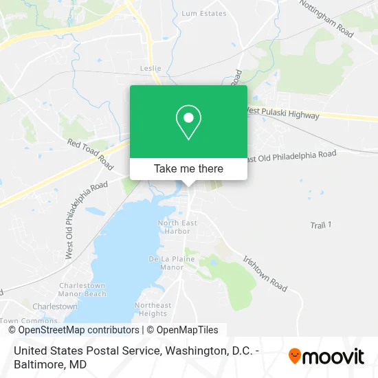 United States Postal Service map
