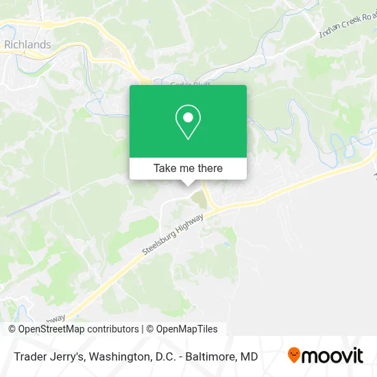 Trader Jerry's map