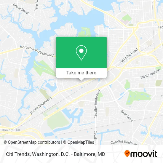 Citi Trends map