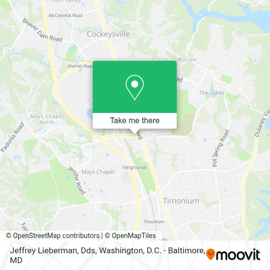 Jeffrey Lieberman, Dds map