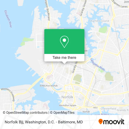 Norfolk Bjj map