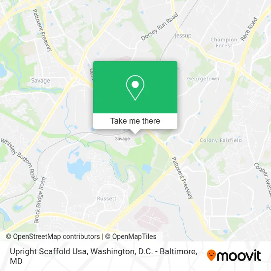 Upright Scaffold Usa map