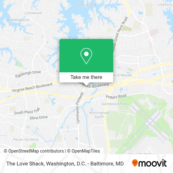 The Love Shack map