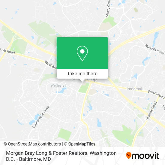 Morgan Bray Long & Foster Realtors map