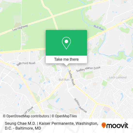 Seung Chae M.D. | Kaiser Permanente map