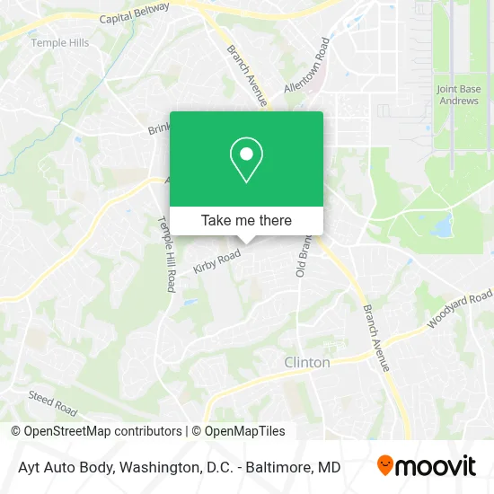 Ayt Auto Body map
