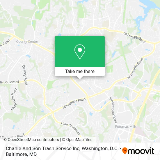 Charlie And Son Trash Service Inc map
