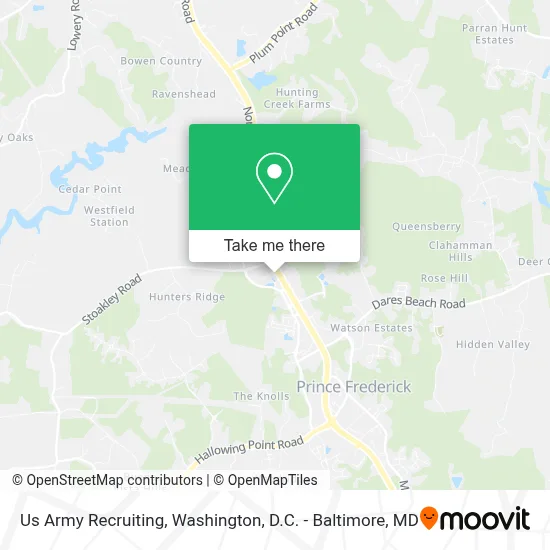 Us Army Recruiting map