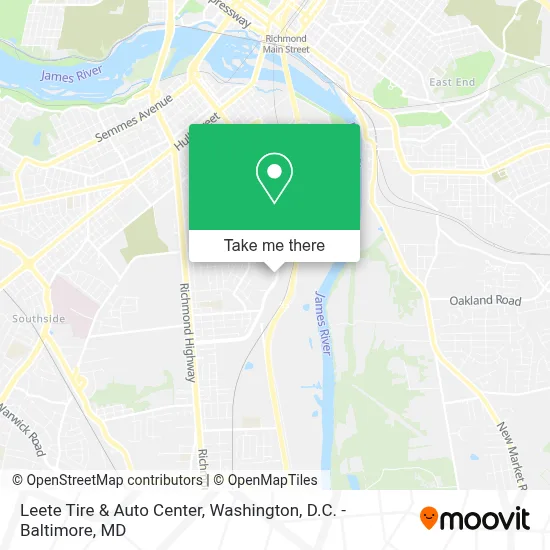 Leete Tire & Auto Center map