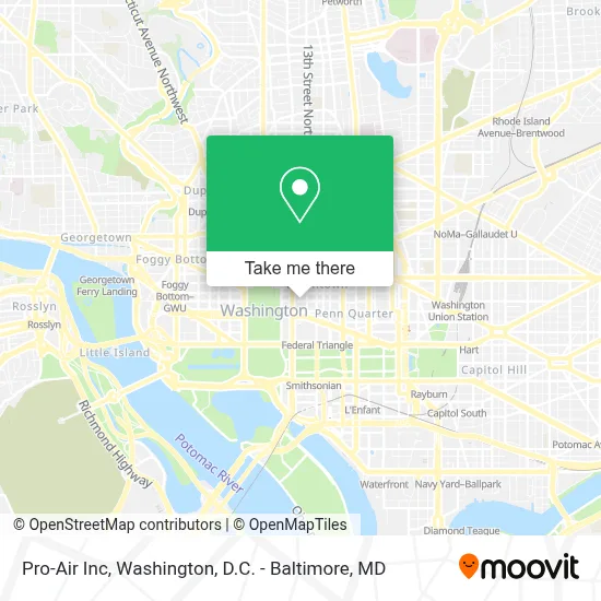 Pro-Air Inc map
