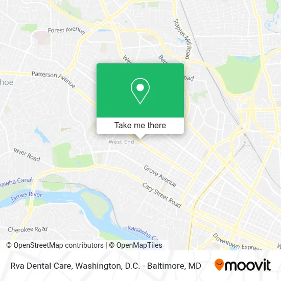 Rva Dental Care map