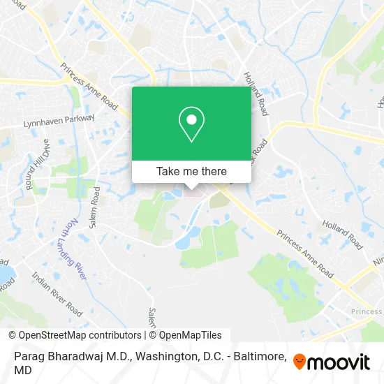 Parag Bharadwaj M.D. map