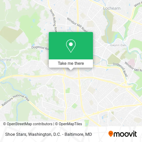 Shoe Stars map