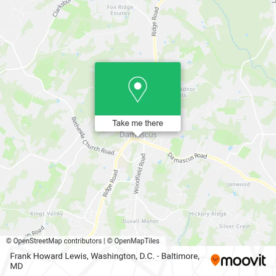 Frank Howard Lewis map