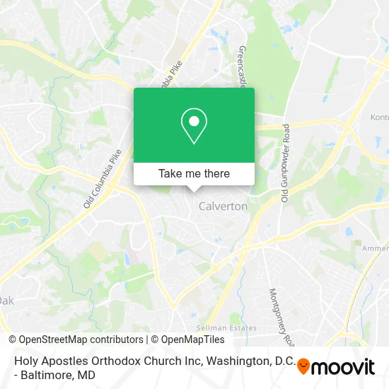 Holy Apostles Orthodox Church Inc map