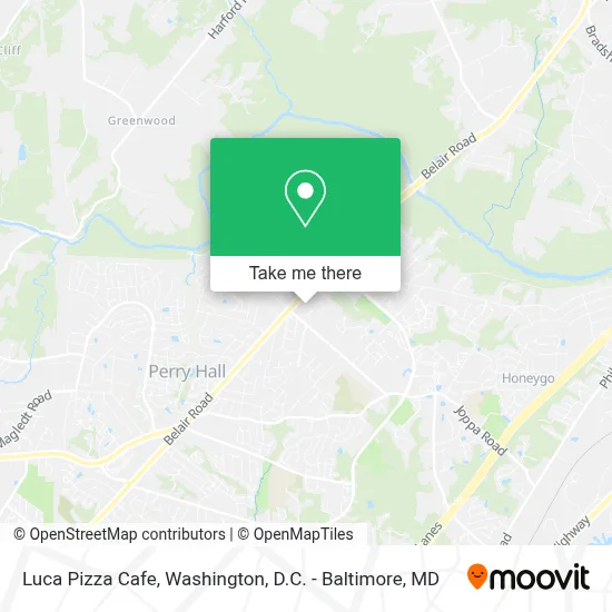 Luca Pizza Cafe map