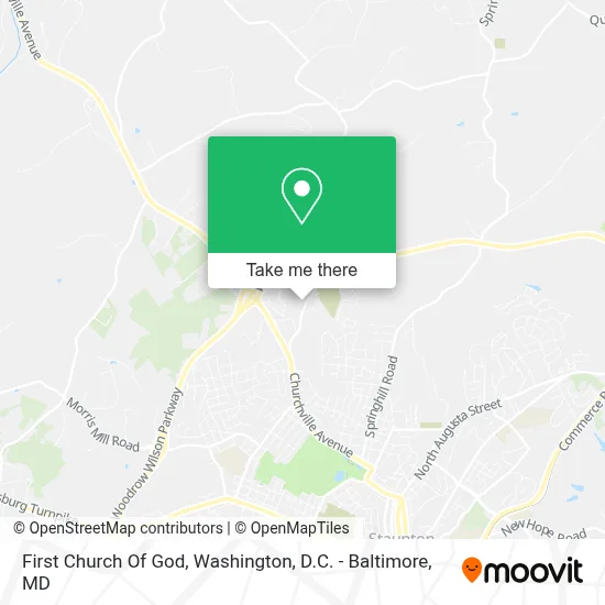 First Church Of God map