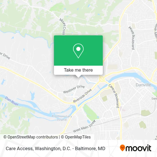 Care Access map