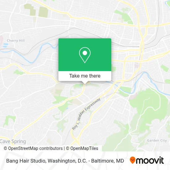Bang Hair Studio map