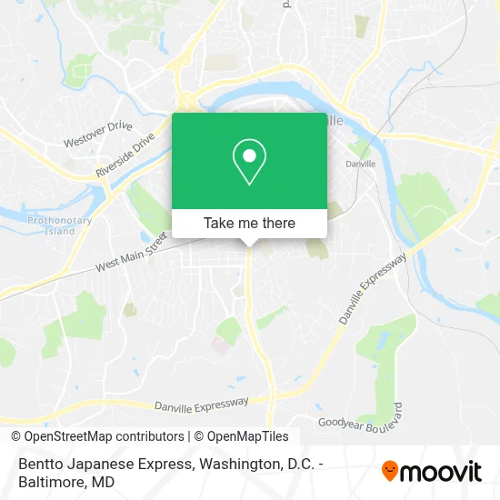 Bentto Japanese Express map