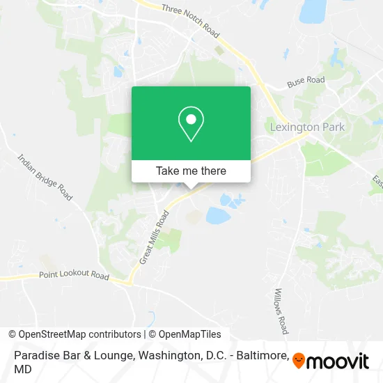 Paradise Bar & Lounge map