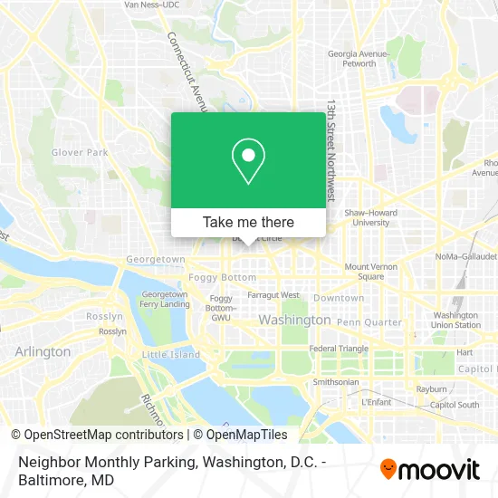 Neighbor Monthly Parking map