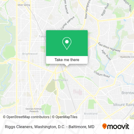 Riggs Cleaners map