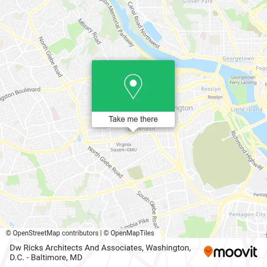 Dw Ricks Architects And Associates map
