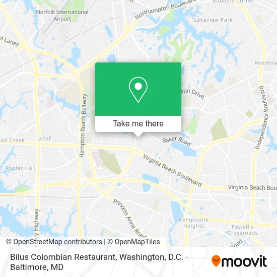 Bilus Colombian Restaurant map