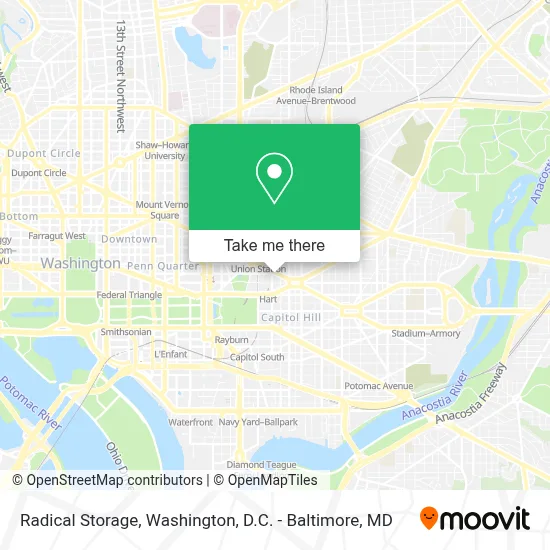 Radical Storage map