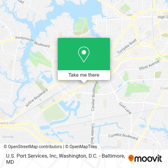 U.S. Port Services, Inc map